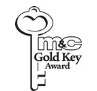 M&C Gold Key Award badge recognizing top meeting hotels by Meetings & Conventions Magazine